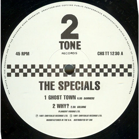 The Specials / Special Productions - Ghost Town Revisited - Vinyl