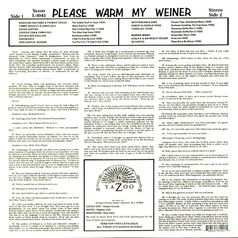 V.A. - Please Warm My Weiner: Old Time Hokum Blues
