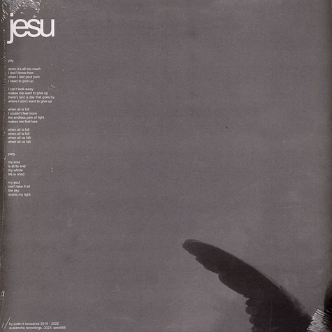 Jesu - Pity / Piety White Vinyl W/ Splatter Edition