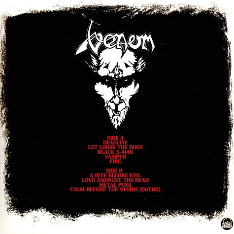 Venom - Deadline Demos 1986 Black Vinyl Edition