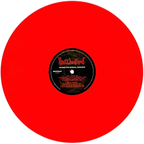 Hellbastard - Heading For Internal Darkness Red Vinyl Edition