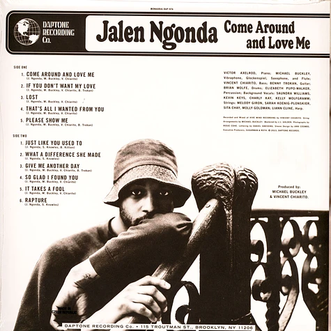 Jalen Ngonda - Come Around And Love Me Black Vinyl Edition