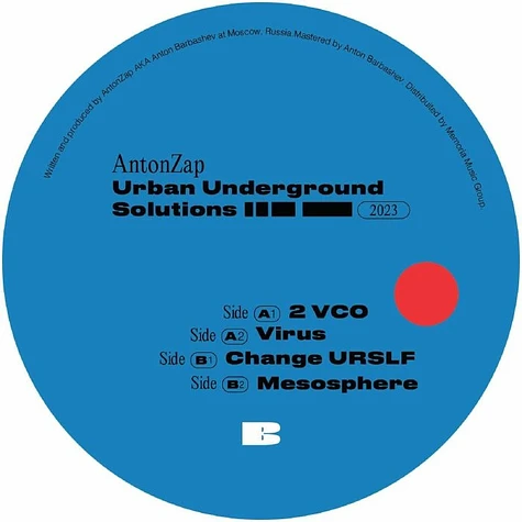 AntonZap - Urban Underground Solutions EP