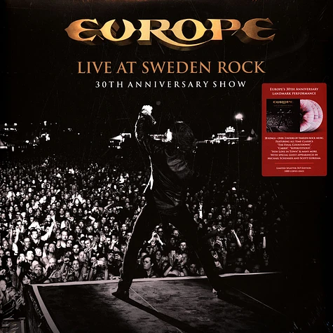 Europe - Live At Sweden Rock 30th Anniversary Show Limited Splatter Vinyl Edition