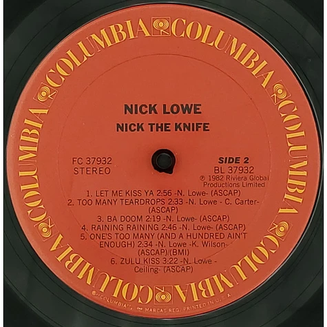 Nick Lowe - Nick The Knife