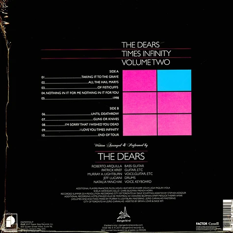 The Dears - Times Infinity Volume Two