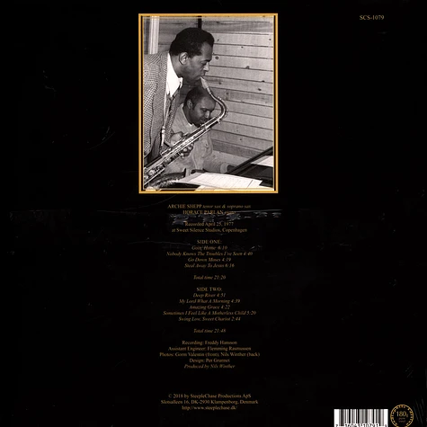 Archie Shepp & Horace Parlan - Goin Home (180g Vinyl)