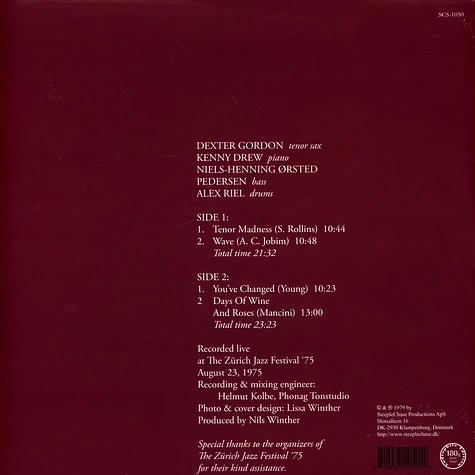Dexter Gordon Quartet - Swiss Nights Volume 1