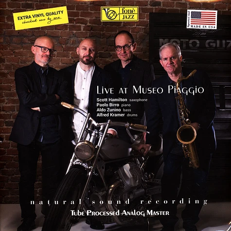 Scott Hamilton / Paolo Birro / Aldo Zunino, - Live At Museo Piaggio Super Audiophile Vinyl Edition