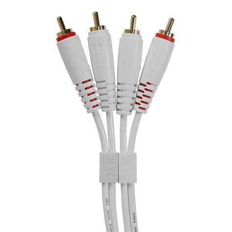 UDG - Ultimate Audio Cable Set RCA - RCA White Straight 1,5m