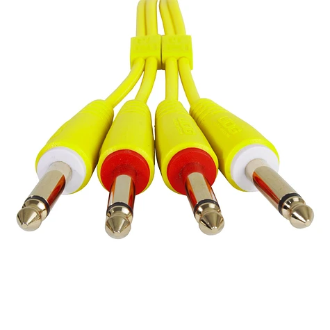 UDG - Ultimate Audio Cable Set 1/4'' Jack-1/4'' Jack Yellow Straight 1,5m