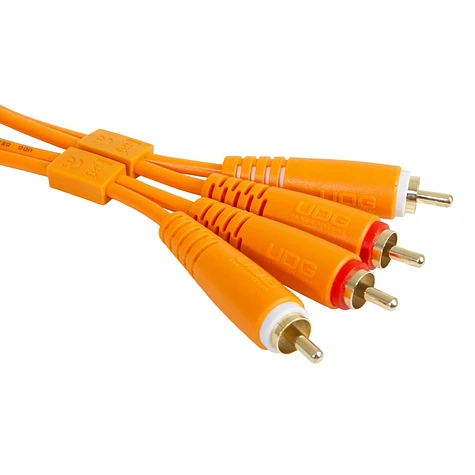 UDG - Ultimate Audio Cable Set RCA - RCA Orange Straight 3m