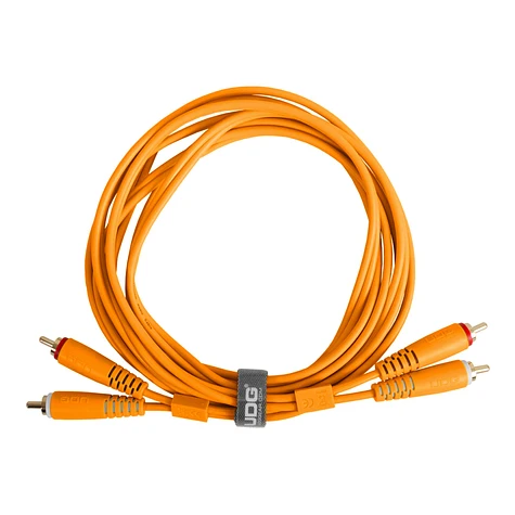 UDG - Ultimate Audio Cable Set RCA - RCA Orange Straight 3m