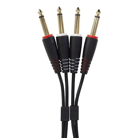 UDG - Ultimate Audio Cable Set 1/4'' Jack-1/4'' Jack Black Straight 3m