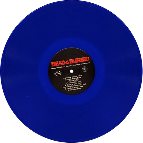 Joseph Renzetti - OST Dead And Buried Blue Vinyl Edition