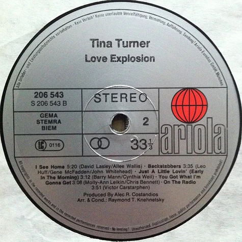 Tina Turner - Love Explosion