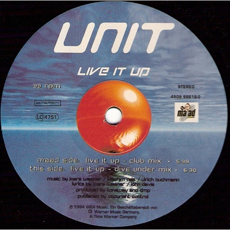 Unit - Live It Up
