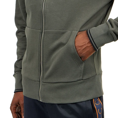 Fred Perry - Hooded Zip Through Sweatshirt