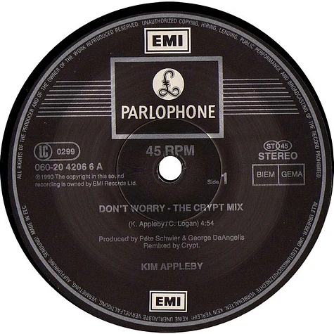 Kim Appleby - Don't Worry (Remix)
