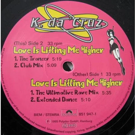 K. Da Cruz - Love Is Lifting Me Higher