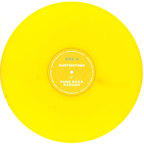 Huntingtons - Live At Punk Rock Raduno Yellow Vinyl Edition