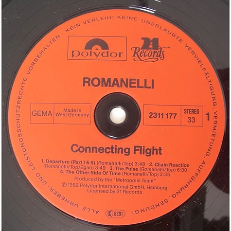 Roland Romanelli - Connecting Flight