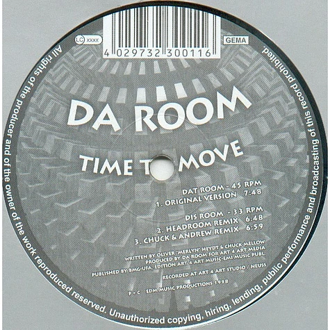 Da Room - Time To Move