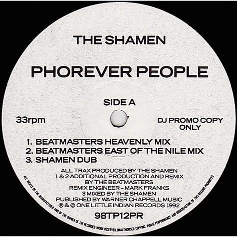 The Shamen - Phorever People