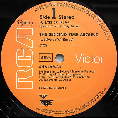 Shalamar - The Second Time Around