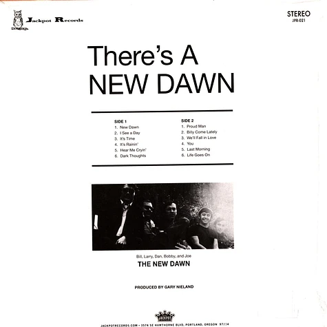 New Dawn - Theres A New Dawn Orange Metallic Swirl Vinyl Edition