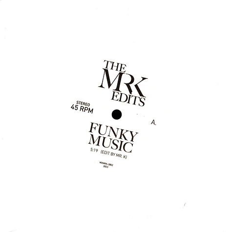 Mr. K - Funky Music / Giving Up