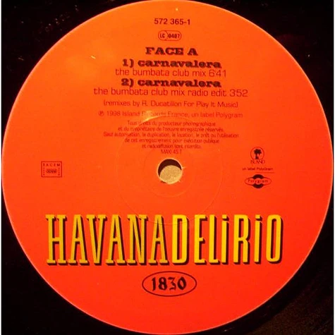 Havana Delirio - Carnavalera (Les Remixes)