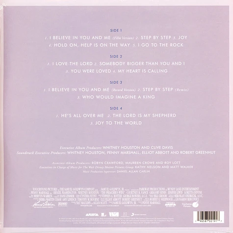 Whitney Houston - The Preacher's Wife Black Vinyl Edition