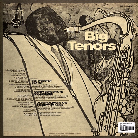 Ben Webster Sextet / Corky Corcoran's Collegiates / Albert Ammons And His Rhythm Kings - Big Tenors