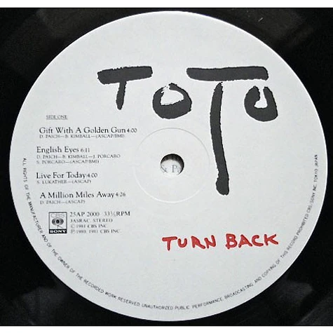 Toto - Turn Back