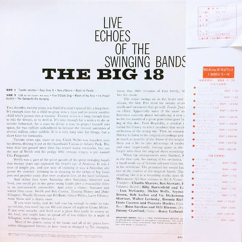 The Big 18 - Live Echoes Of The Swinging Bands