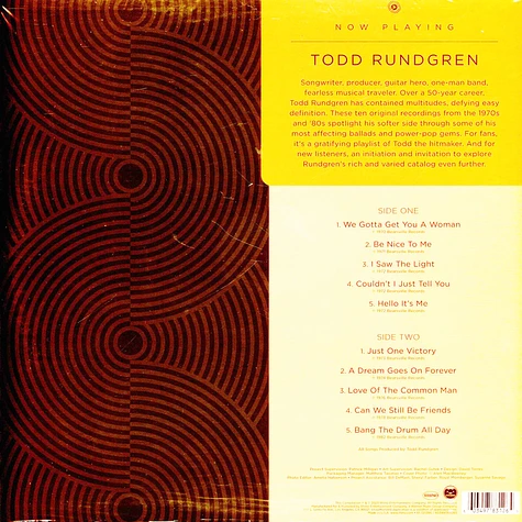 Todd Rundgren - Now Playing