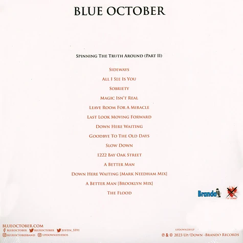 Blue October - Spinning The Truth Around Part 2