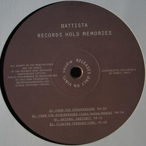 Battista - Records Holds Memories