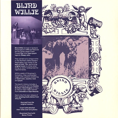 Blind Willie - Blind Willie Black Vinyl Edition