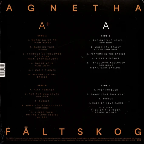 Agnetha Fältskog - A Deluxe Clear Vinyl Edition
