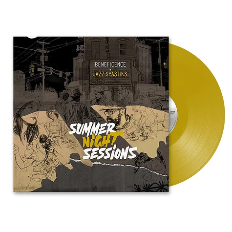 Beneficence & Jazz Spastiks - Summer Night Sessions HHV Exclusive Yellow Vinyl Edition