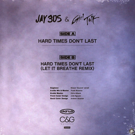 Jay 305 & Girl Talk - Hard Times Don't Last