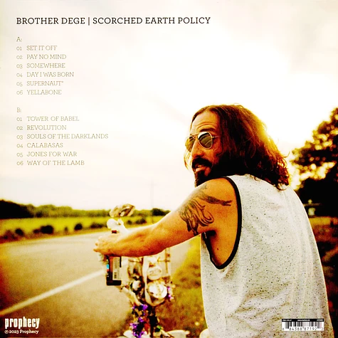 Brother Dege - Scorched Earth Policy Black Vinyl
