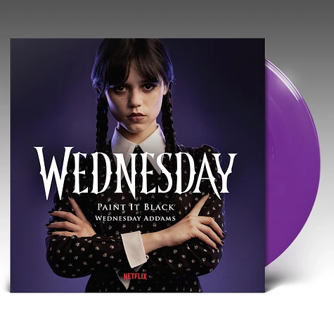 Wednesday Addams & Danny Elfman - Paint It Black - Wednesday Theme Song Colored Vinyl Edition
