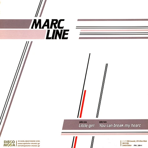 Marc Line - Little Girl Colored Vinyl Edition