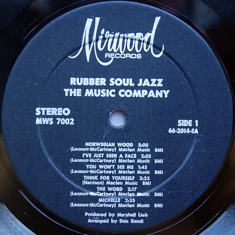 The Music Company - Rubber Soul Jazz