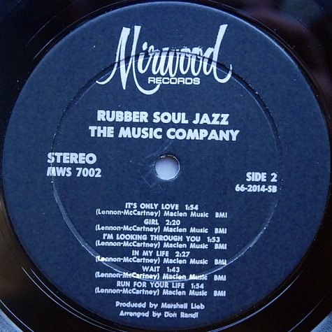 The Music Company - Rubber Soul Jazz