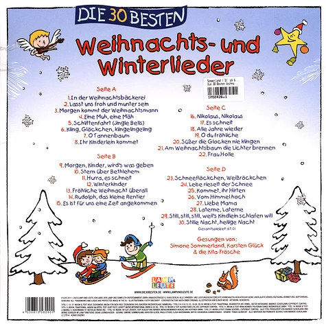 Sommerland / Glück & Die Kita-Frösche - Die 30 Besten Weihnachts- & Winterlieder