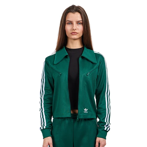 Buy adidas Women's Satin Track Jacket Green in KSA -SSS